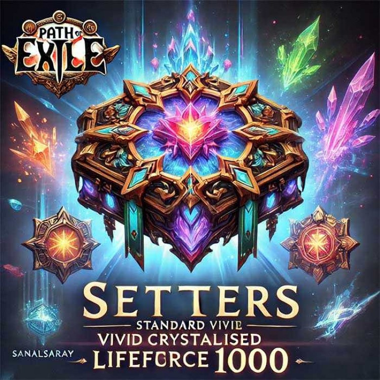 Path of Exile Settlers Standard Vivid Crystallised Lifeforce 1000