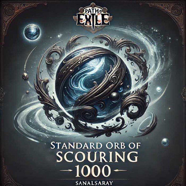 Path of Exile Standard Orb of Scouring 1000 uygun fiyat hızlı teslimat Sanalsaray in-game currency action RPG instant delivery secure shopping