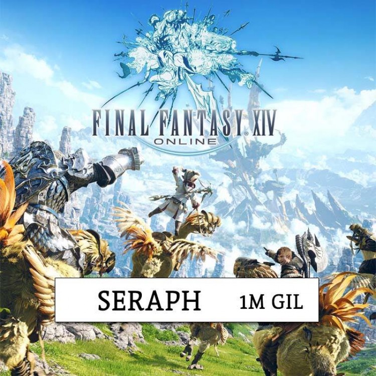 FINAL FANTASY XIV Seraph 1M Gil affordable price fast delivery Sanalsaray FINAL FANTASY XIV gil purchase instant delivery digital game