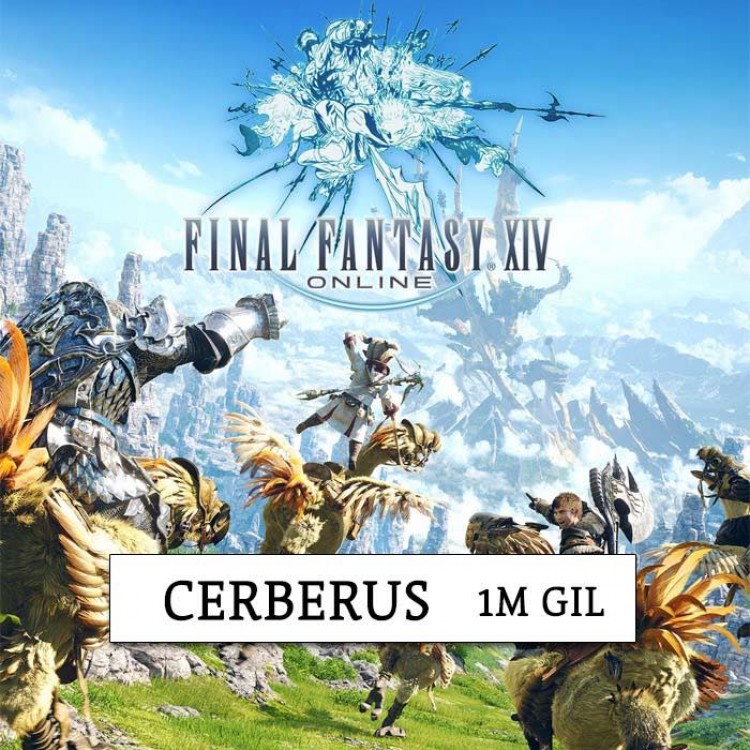 FINAL FANTASY XIV Cerberus 1M Gil affordable price fast delivery Sanalsaray FINAL FANTASY XIV gil purchase instant delivery digital game