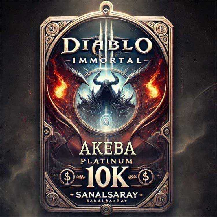 Diablo Immortal Platinum Akeba uygun fiyat hızlı teslimat Sanalsaray in-game currency action RPG instant delivery secure shopping