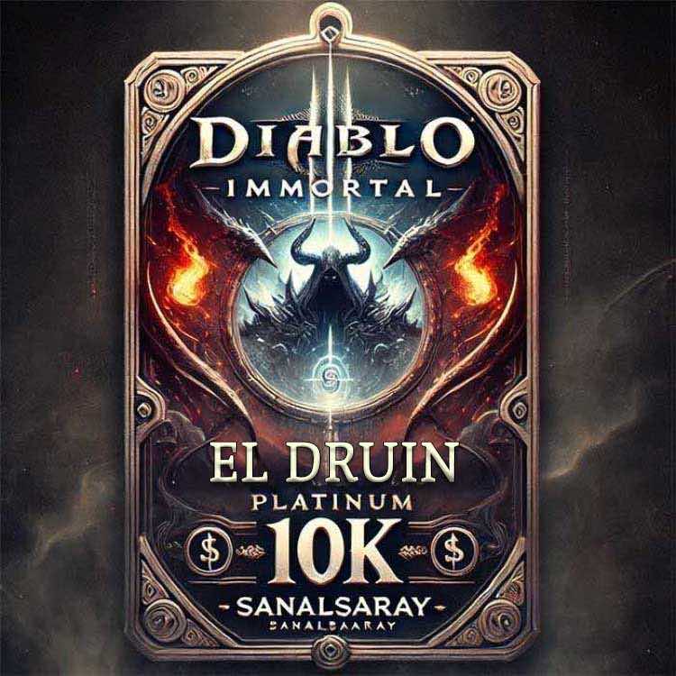 Diablo Immortal Platinum El' Druin uygun fiyat hızlı teslimat Sanalsaray oyun içi para birimi aksiyon RPG anında teslim güvenli alışveriş