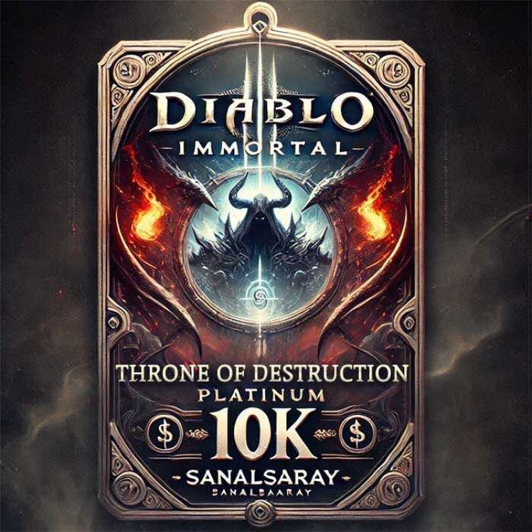 Diablo Immortal Platinum Throne of Destruction uygun fiyat hızlı teslimat Sanalsaray oyun içi para birimi aksiyon RPG anında teslim güvenli alışveriş