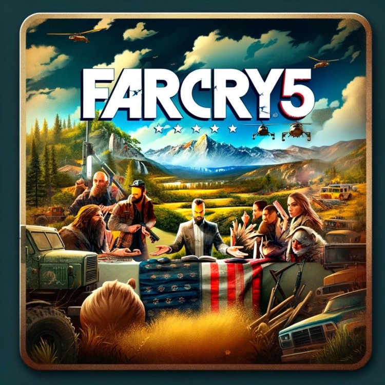 Far Cry 5 aksiyon oyunu Far Cry 5 açık dünya oyunu Far Cry 5 FPS oyunu Far Cry 5 Montana Far Cry 5 etkileyici grafikler