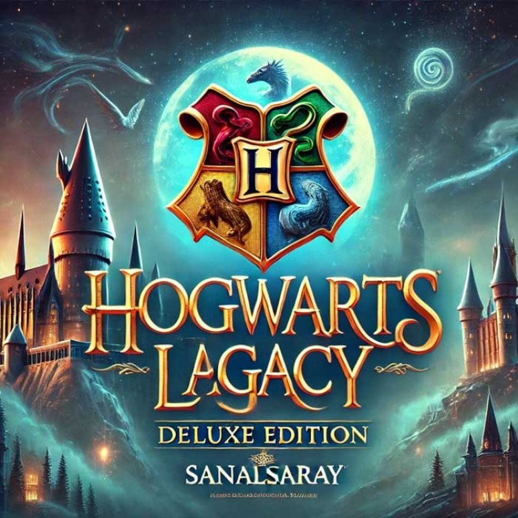 Hogwarts Legacy Deluxe Edition action role-playing game Harry Potter universe extra content wizard equipment digital game fast delivery affordable price Sanalsaray