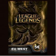 League of Legends 5 Euro Gift Card EU West