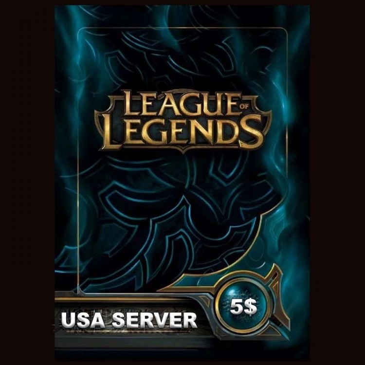 League of Legends 5 USD Gift Card USA