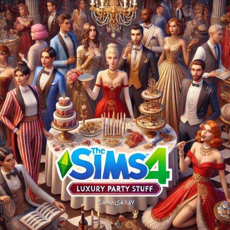 The Sims 4 Luxury Party Stuff