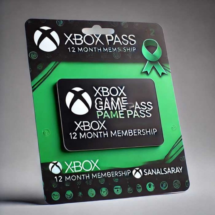 Xbox Game Pass 12 Month code gaming subscription digital content 12 months subscription