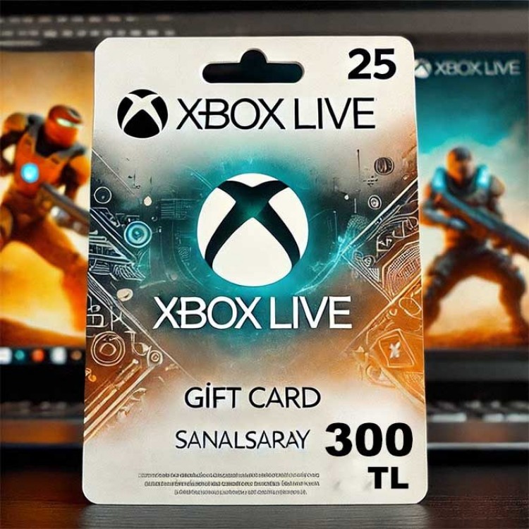 XBox 300 TL Gift Card code gaming digital content 300 try gift card 300 tl