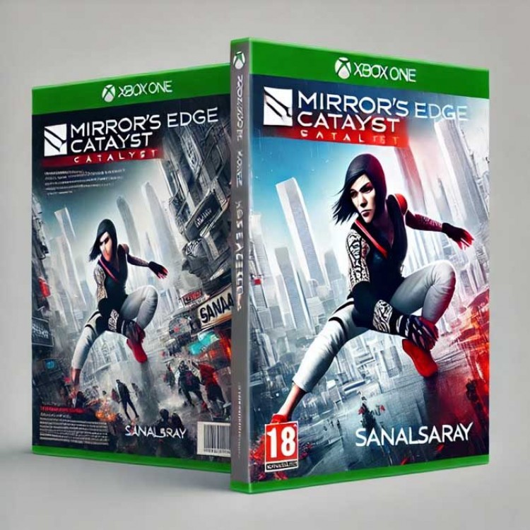 Mirror's Edge Catalyst XBox One oyun ekranı Faith parkur şehir